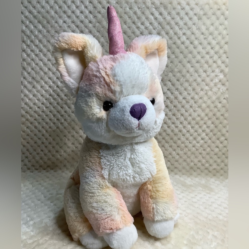 GUND Plush Glamour Corgicorn 6063598 Cat Unicorn Stuffed Animal Toy